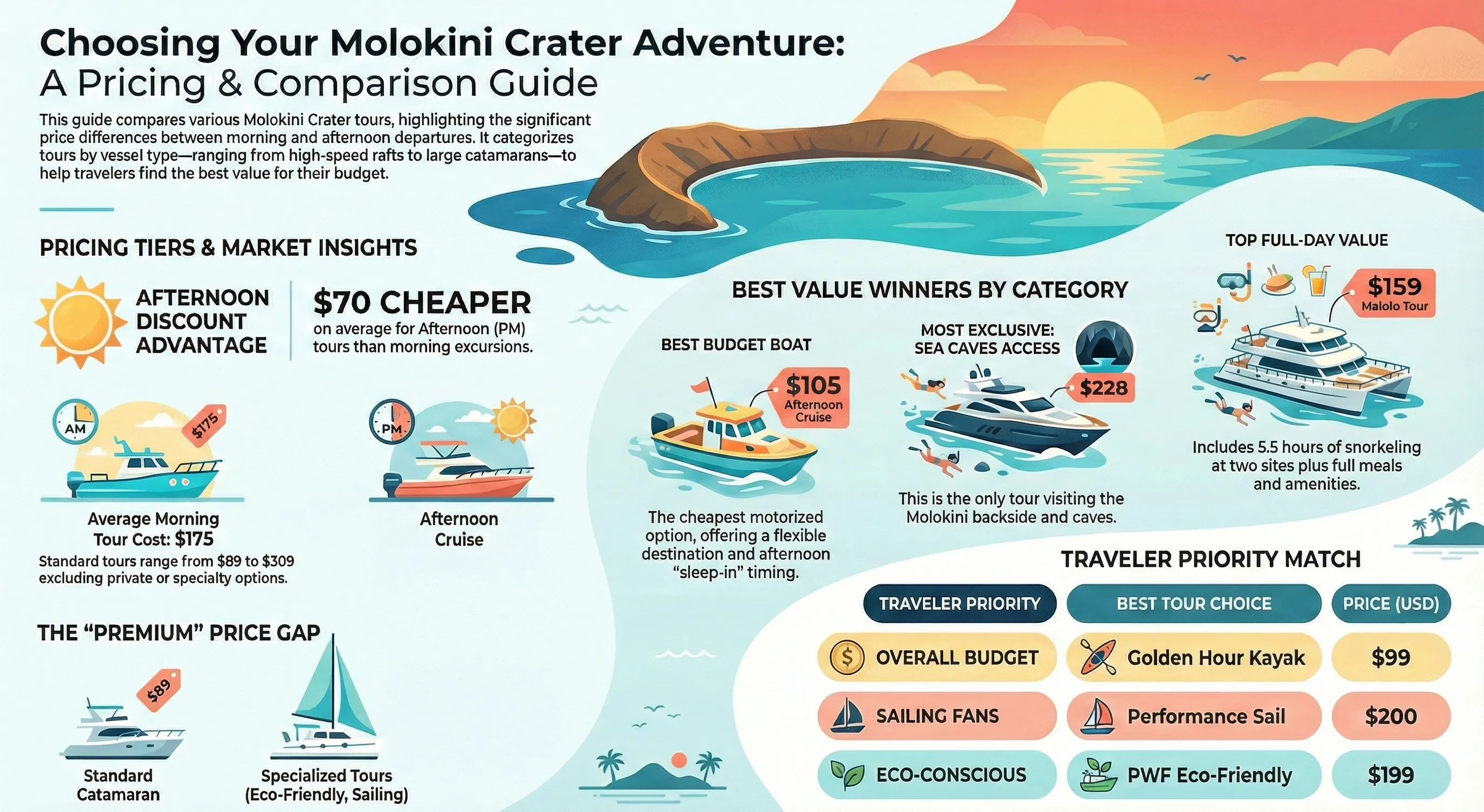 Choosing the Best Molokini Crater Tour